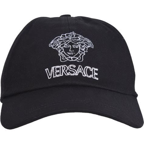 versace medusa logo baseball cap.